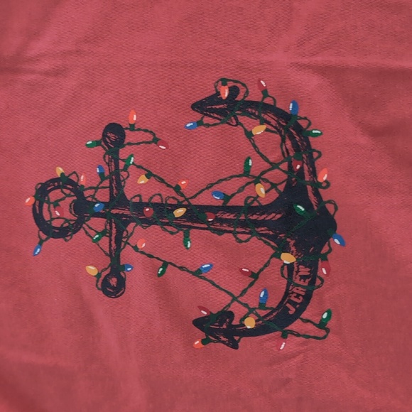 J. Crew Other - J Crew Crew Cuts Anchor Lights Holiday 100% Cotton Long Sleeve Medium Nwt ❤️
